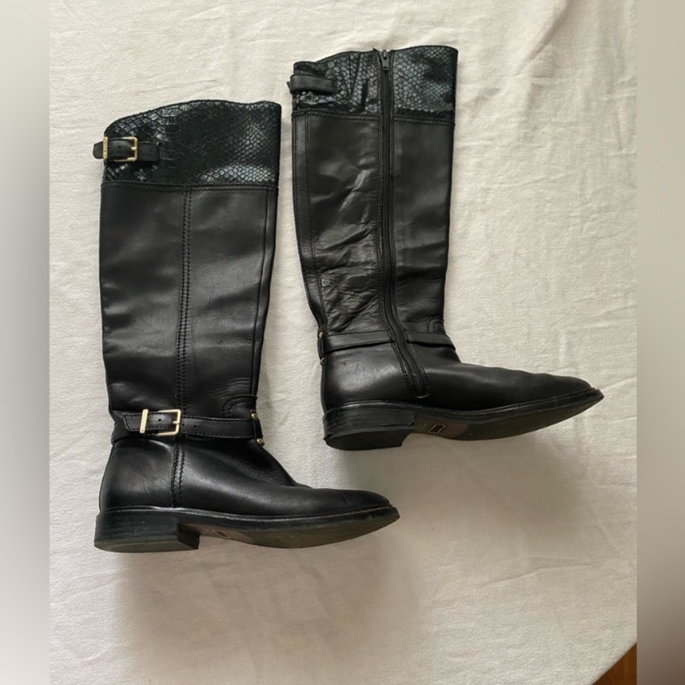 Gianni Bini Black Heeled Boots women’s size 6 like new